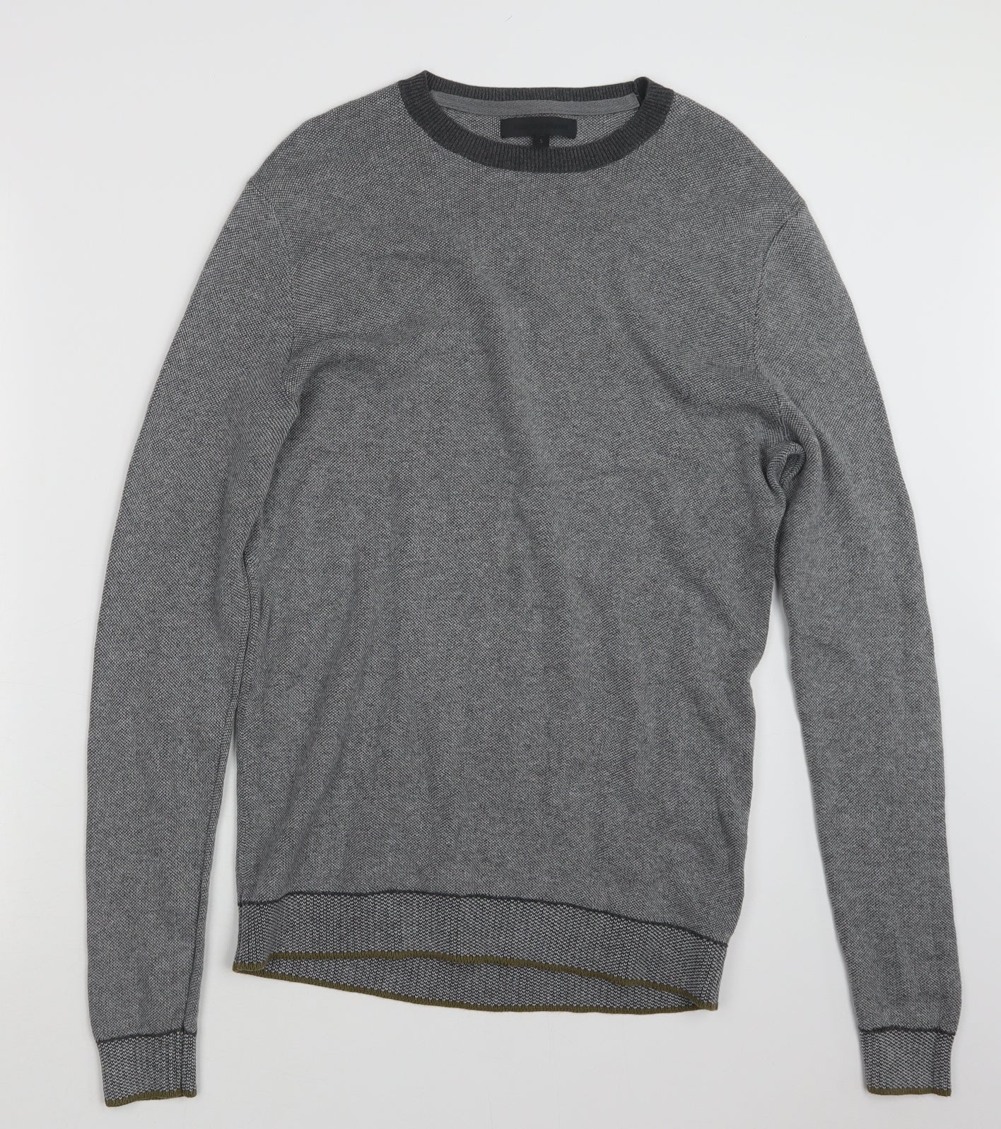 Mason Cinqcent Mens Grey  Knit Pullover Jumper Size S