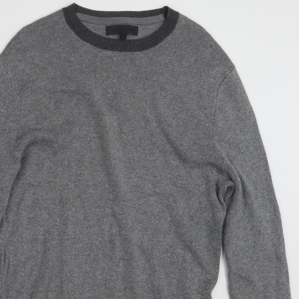 Mason Cinqcent Mens Grey  Knit Pullover Jumper Size S