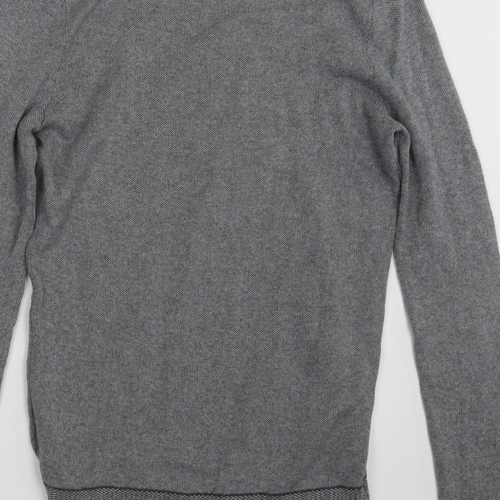 Mason Cinqcent Mens Grey  Knit Pullover Jumper Size S