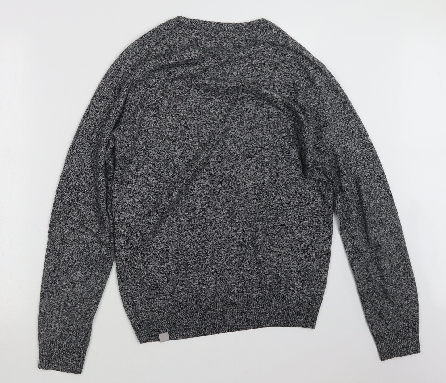 Burton Mens Grey  Knit Pullover Jumper Size S