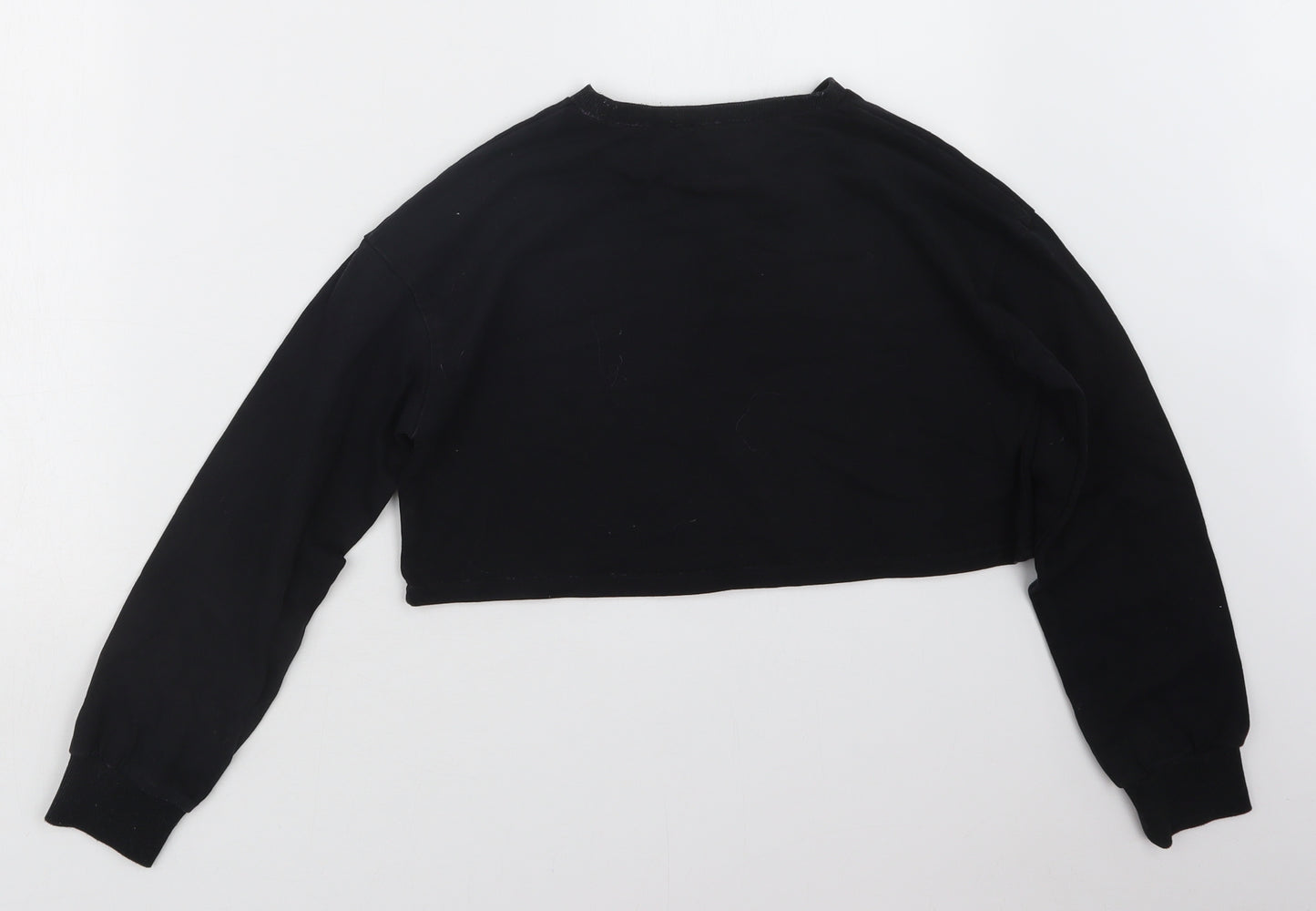 SheIn Girls Black   Pullover Jumper Size 12 Years  - Cropped