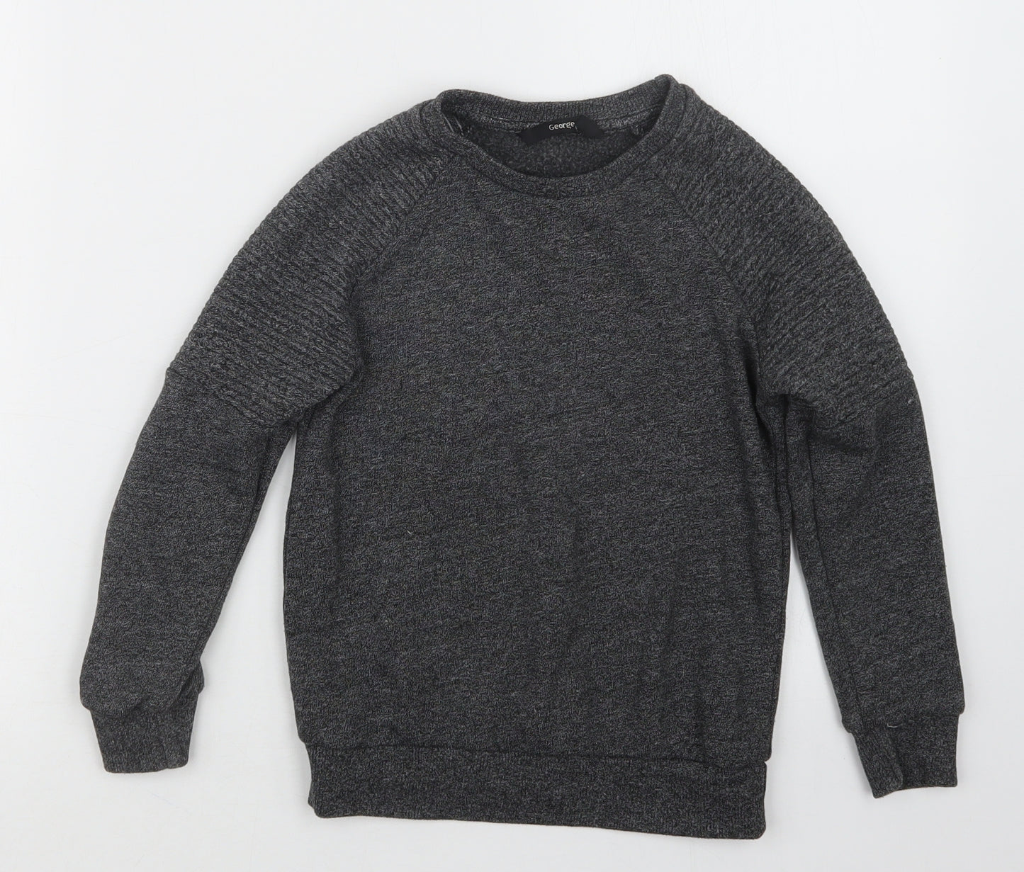 George Boys Grey   Pullover Jumper Size 5-6 Years