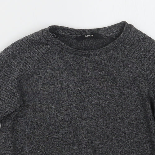 George Boys Grey   Pullover Jumper Size 5-6 Years