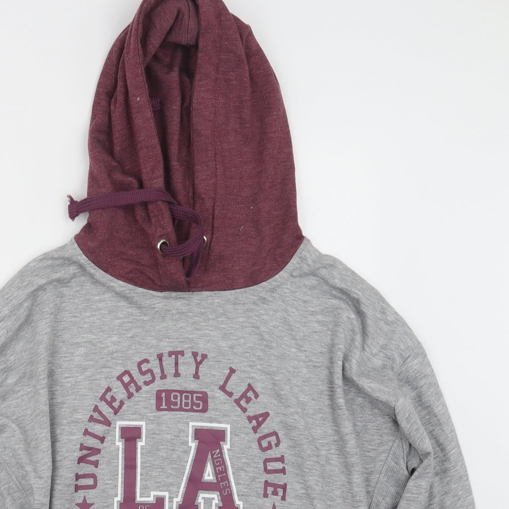 Love to Lounge Womens Grey   Pullover Hoodie Size 12