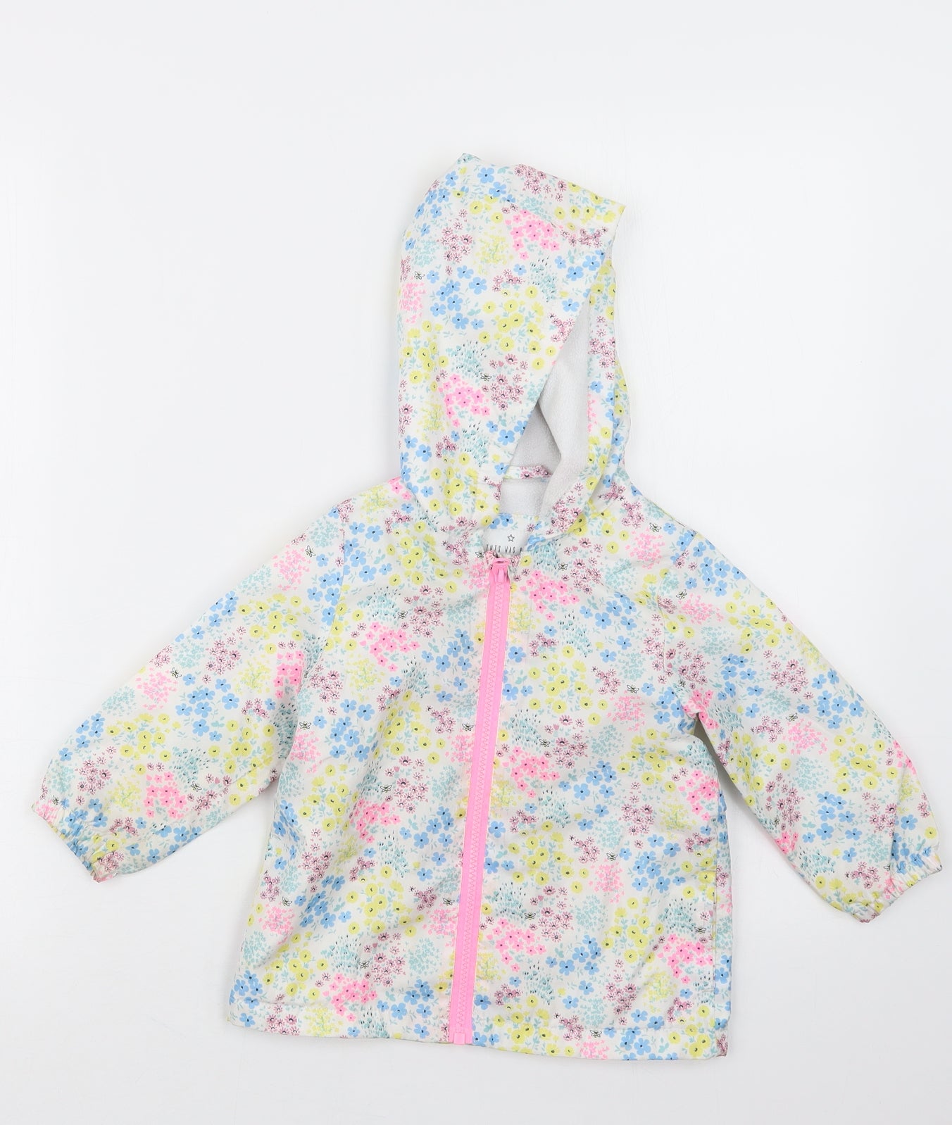 Matalan Girls Purple Floral  Jacket  Size 12-18 Months