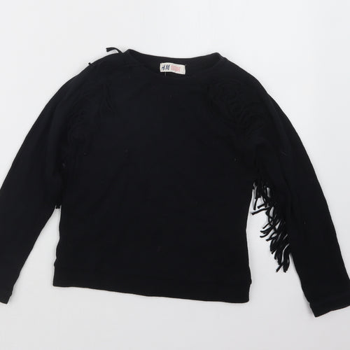 H&M Girls Blue   Pullover Jumper Size 7-8 Years