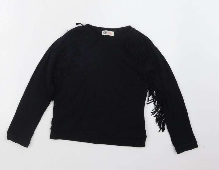 H&M Girls Blue   Pullover Jumper Size 7-8 Years