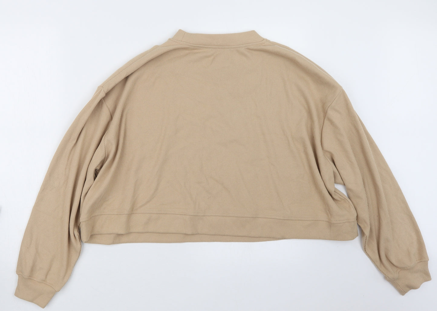 Topshop Womens Beige   Pullover Jumper Size L