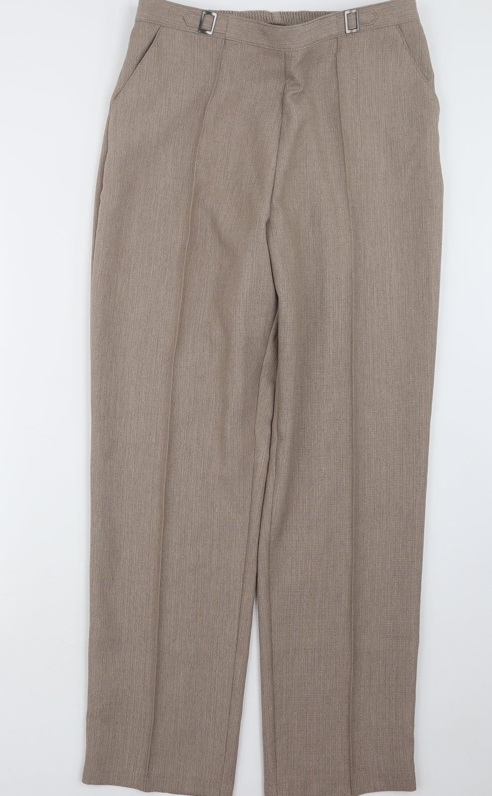 Marks and Spencer Womens Beige   Trousers  Size 14 L29 in