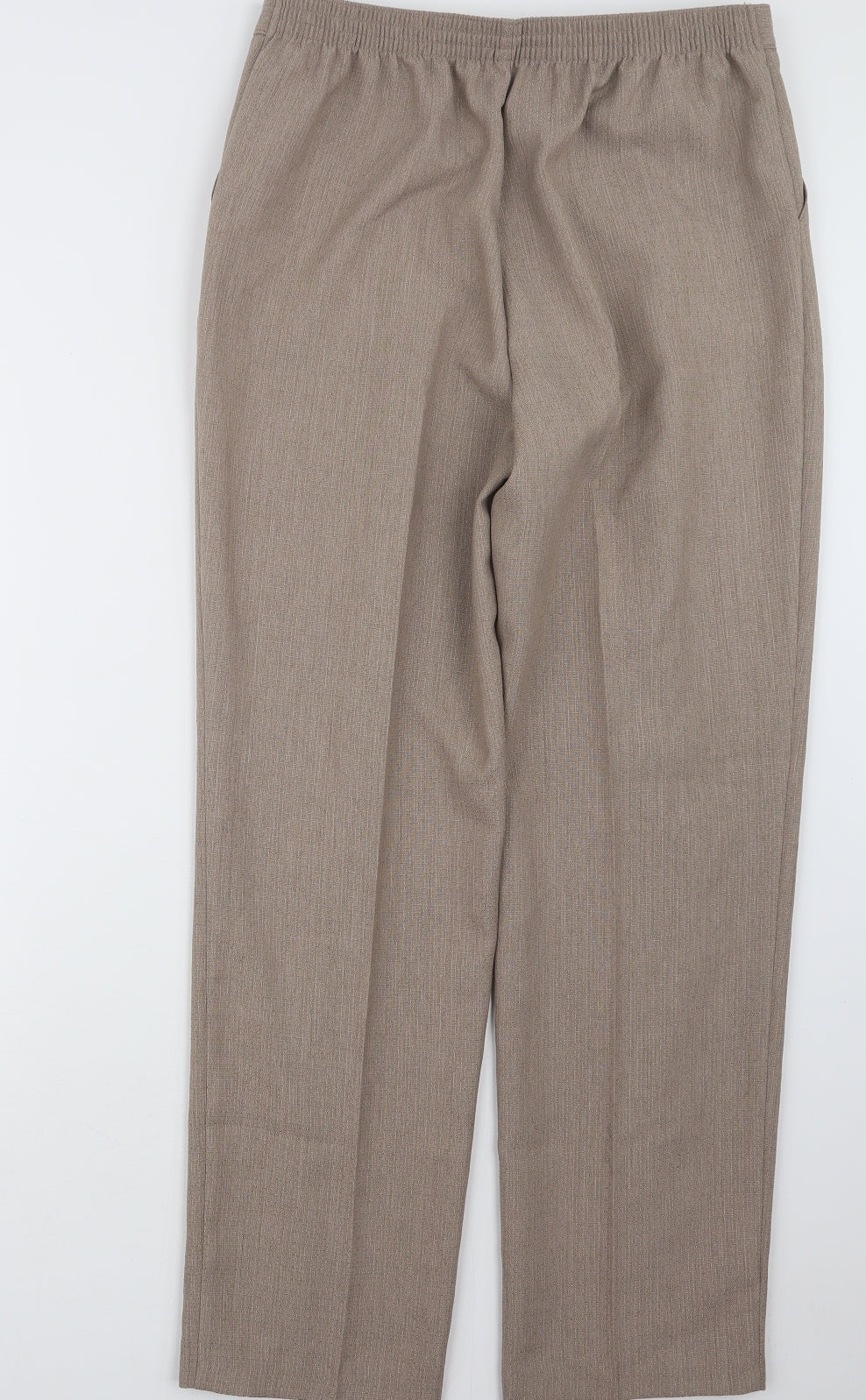 Marks and Spencer Womens Beige   Trousers  Size 14 L29 in