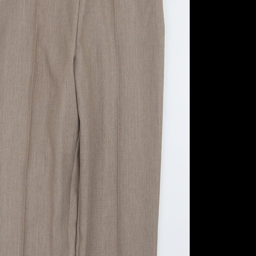 Marks and Spencer Womens Beige   Trousers  Size 14 L29 in
