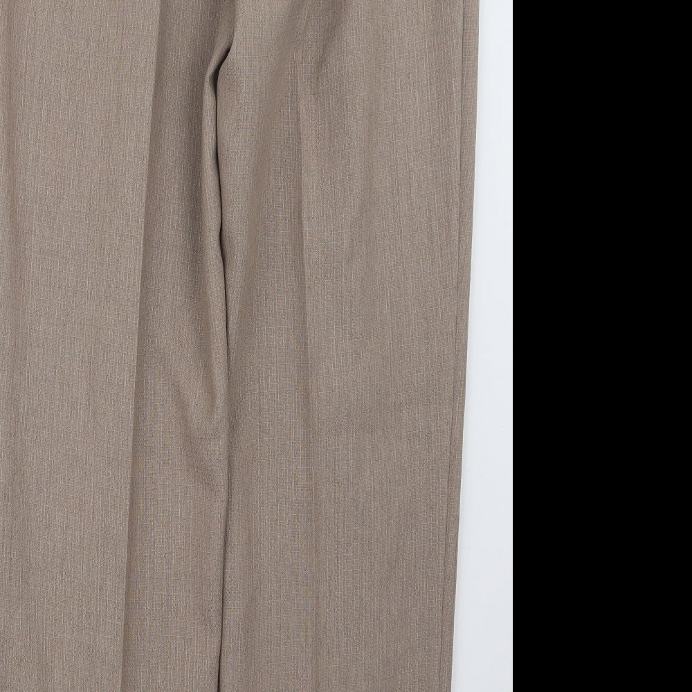 Marks and Spencer Womens Beige   Trousers  Size 14 L29 in