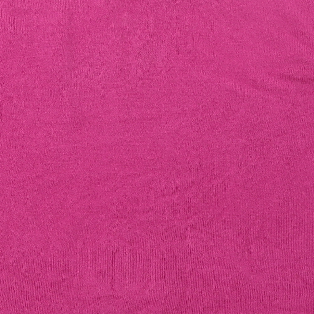 Lauren Taylor Womens Pink  Knit Pullover Jumper Size S