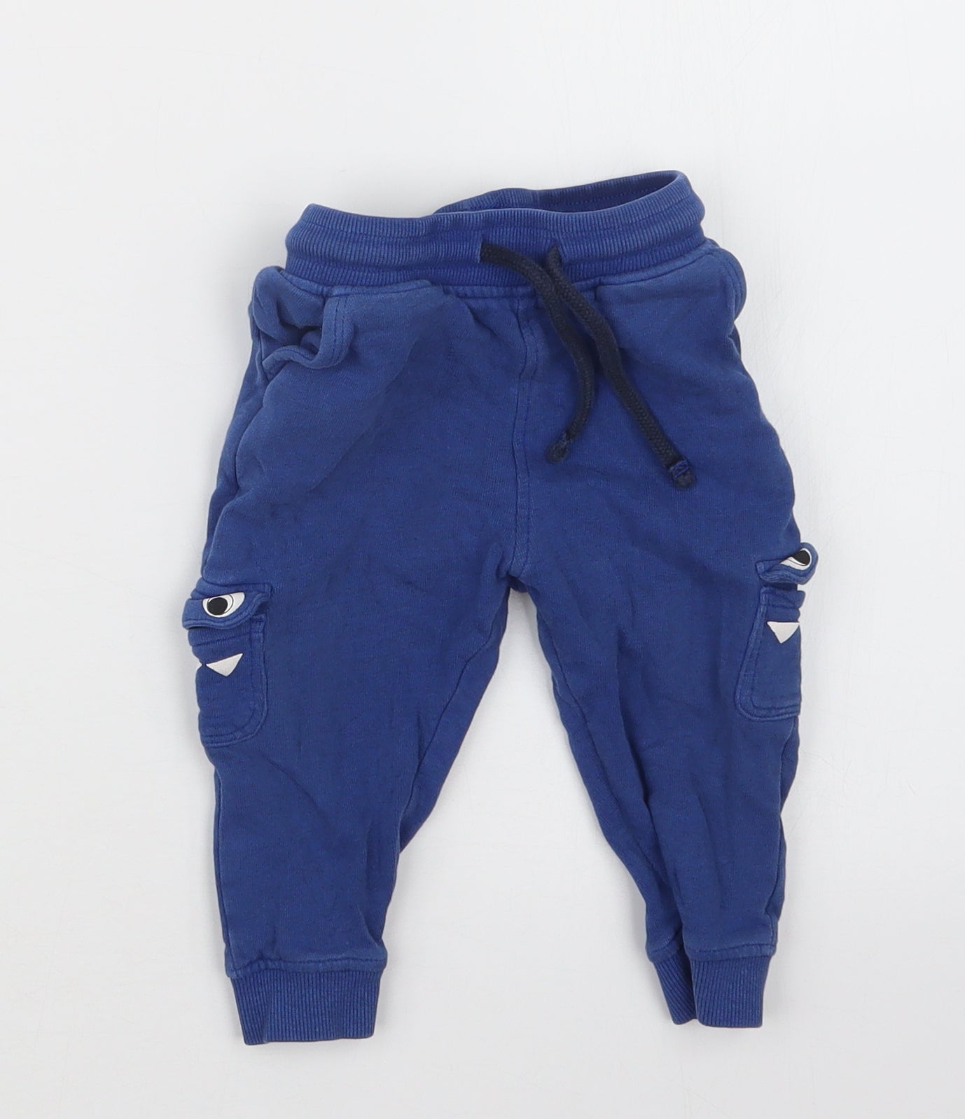 Matalan Boys Blue   Jogger Trousers Size 12-18 Months