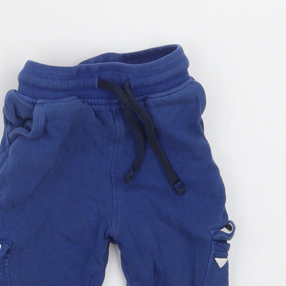 Matalan Boys Blue   Jogger Trousers Size 12-18 Months