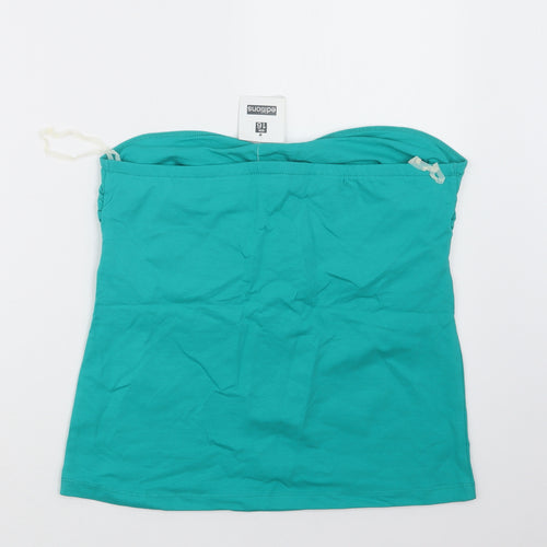 Editions Womens Green   Basic T-Shirt Size 16