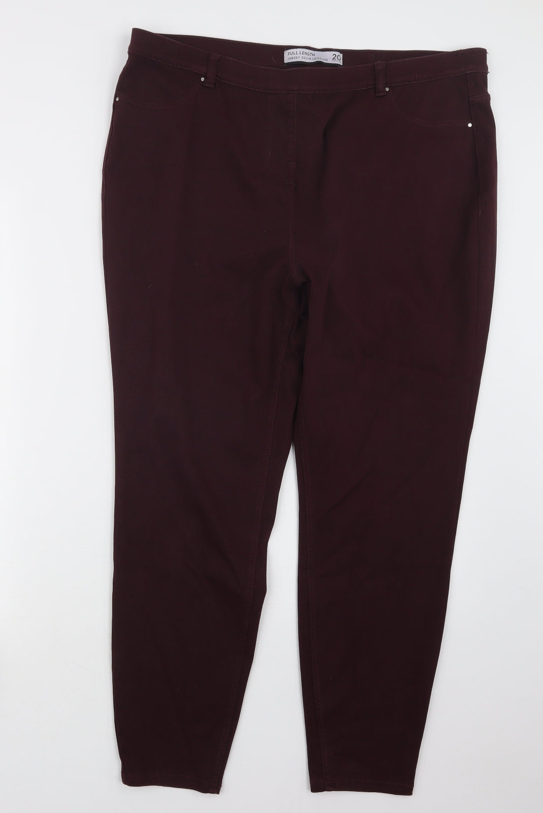 NEXT Womens Purple  Denim Jegging Jeans Size 20 L26 in