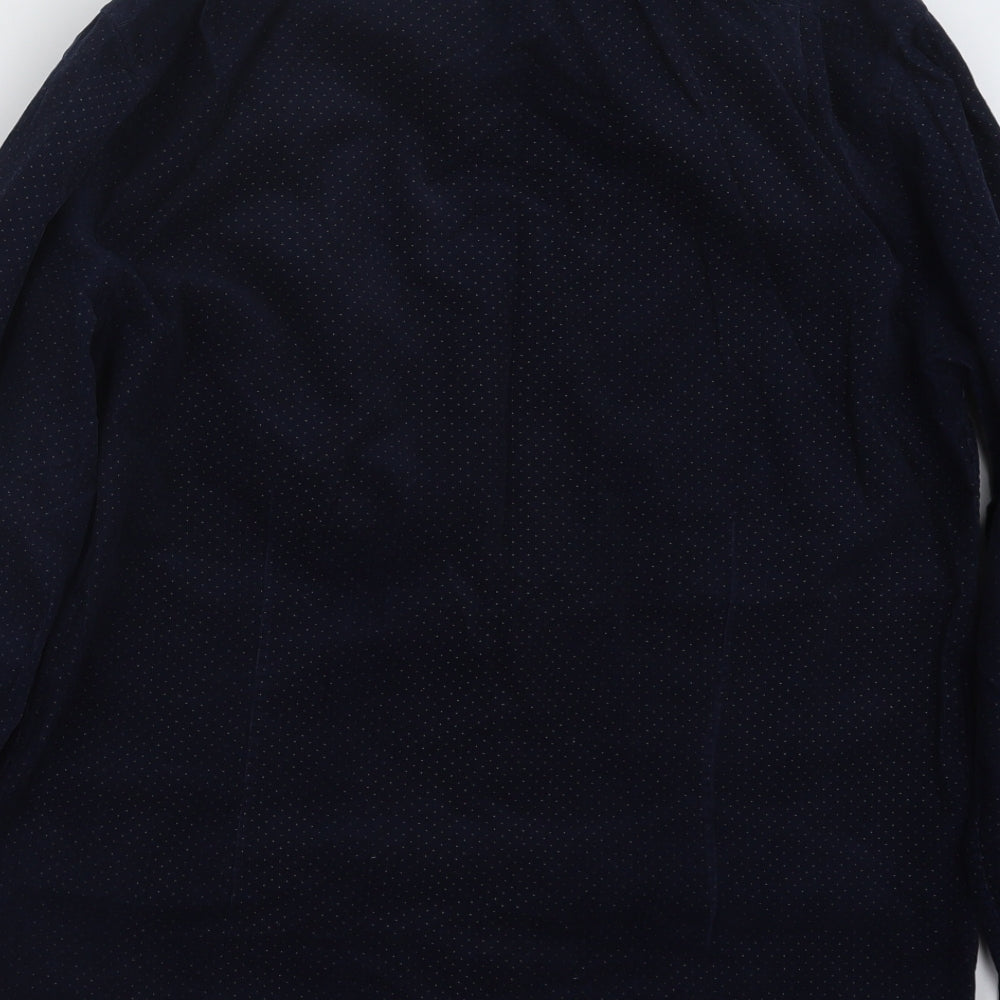 Garment Makers Mens Blue    Button-Up Size M