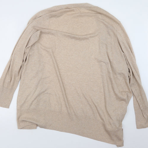 F&F Womens Beige   Cardigan Jumper Size 20