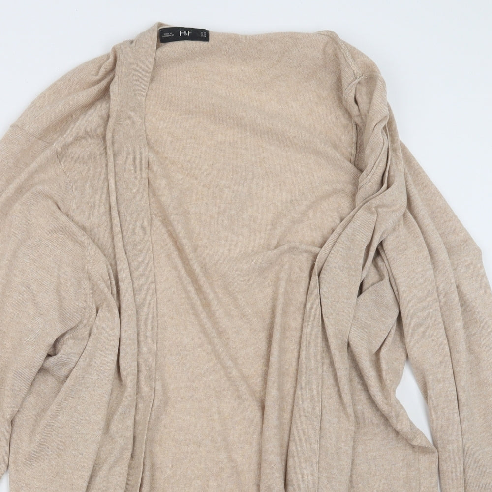 F&F Womens Beige   Cardigan Jumper Size 20