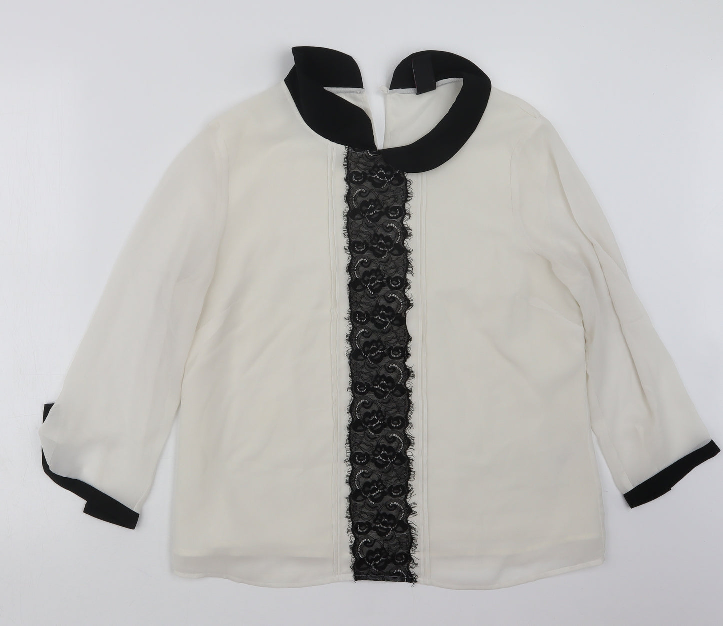 TU Womens White   Basic Blouse Size 14