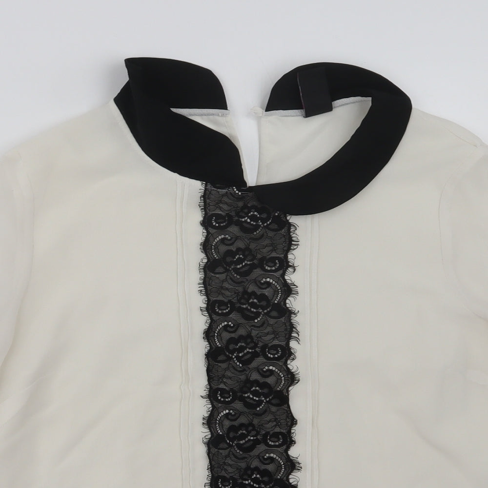 TU Womens White   Basic Blouse Size 14