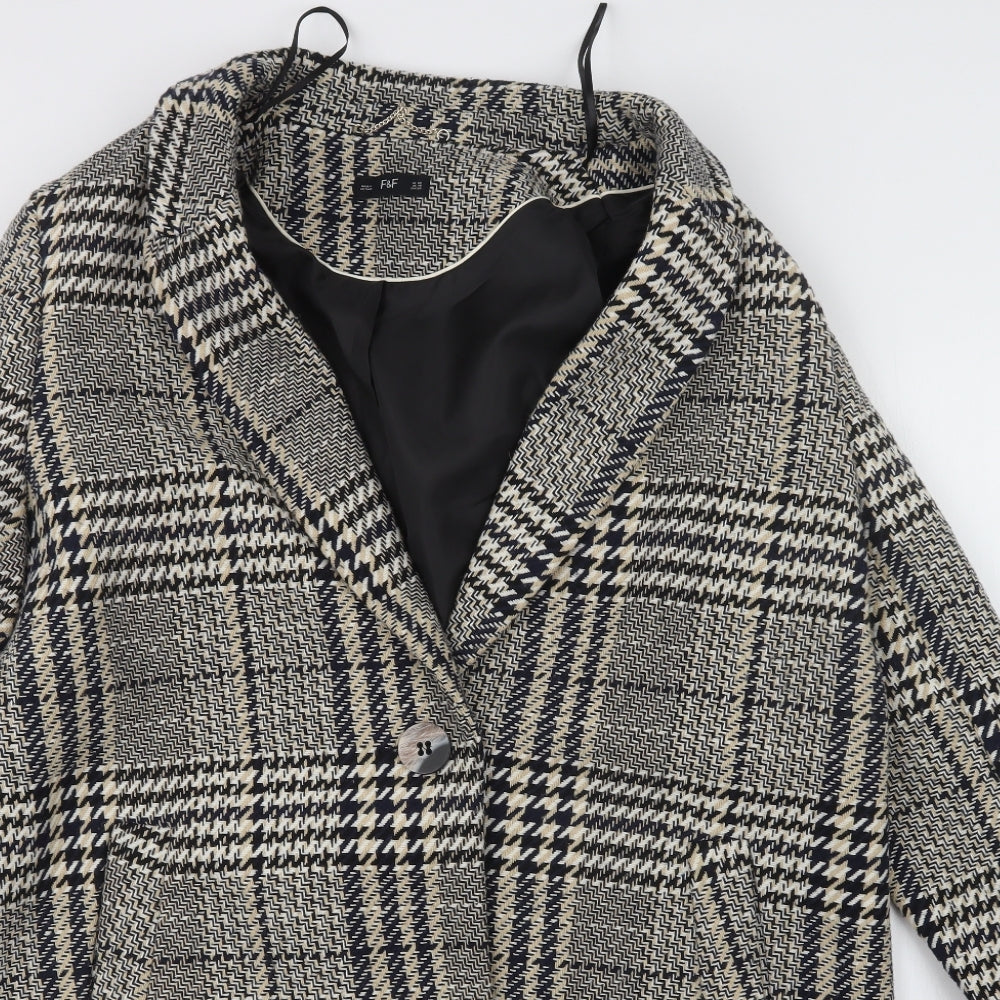F&F Womens Black   Jacket Coat Size 22