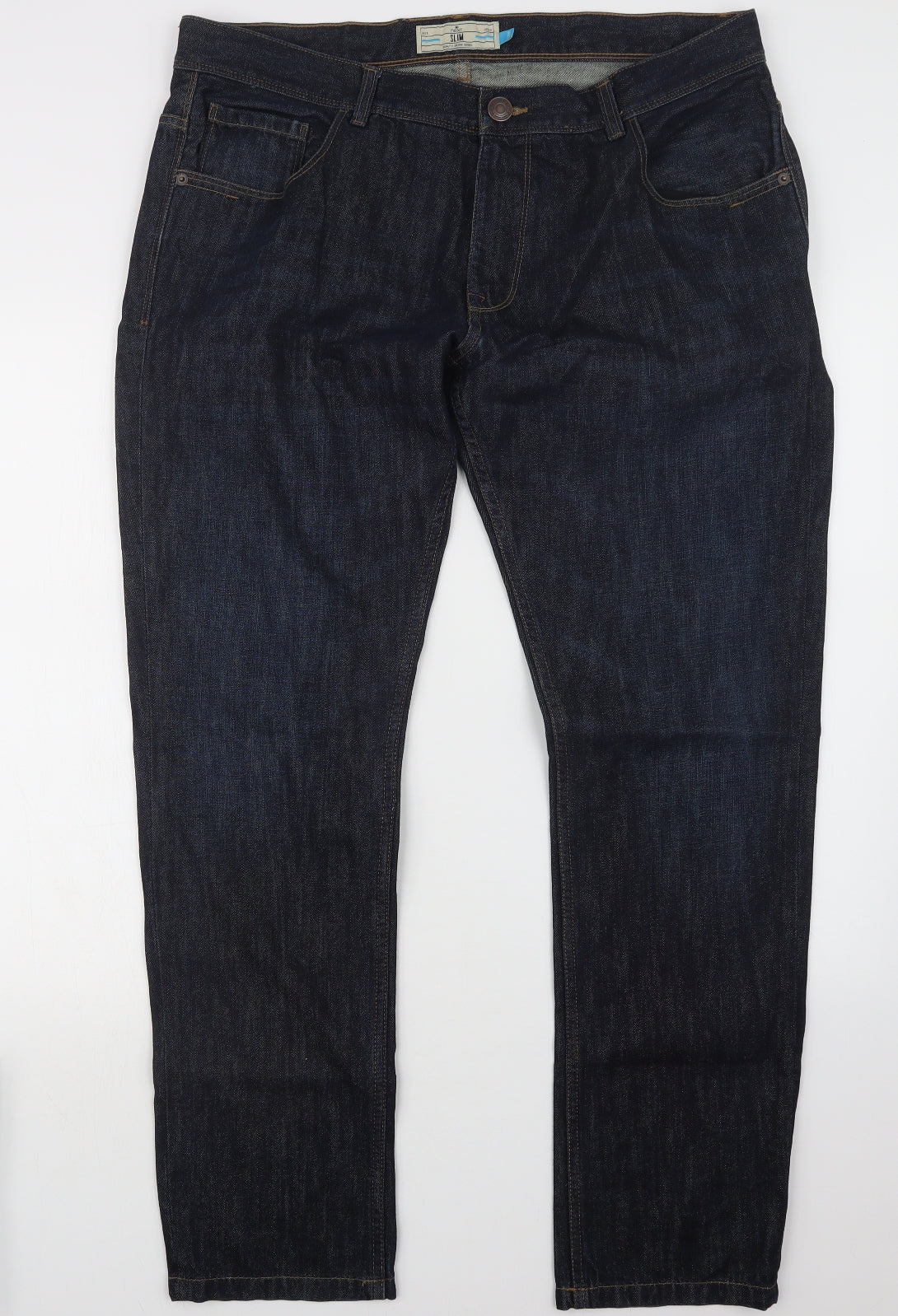 NEXT Mens Blue  Denim Straight Jeans Size 37 in L31 in