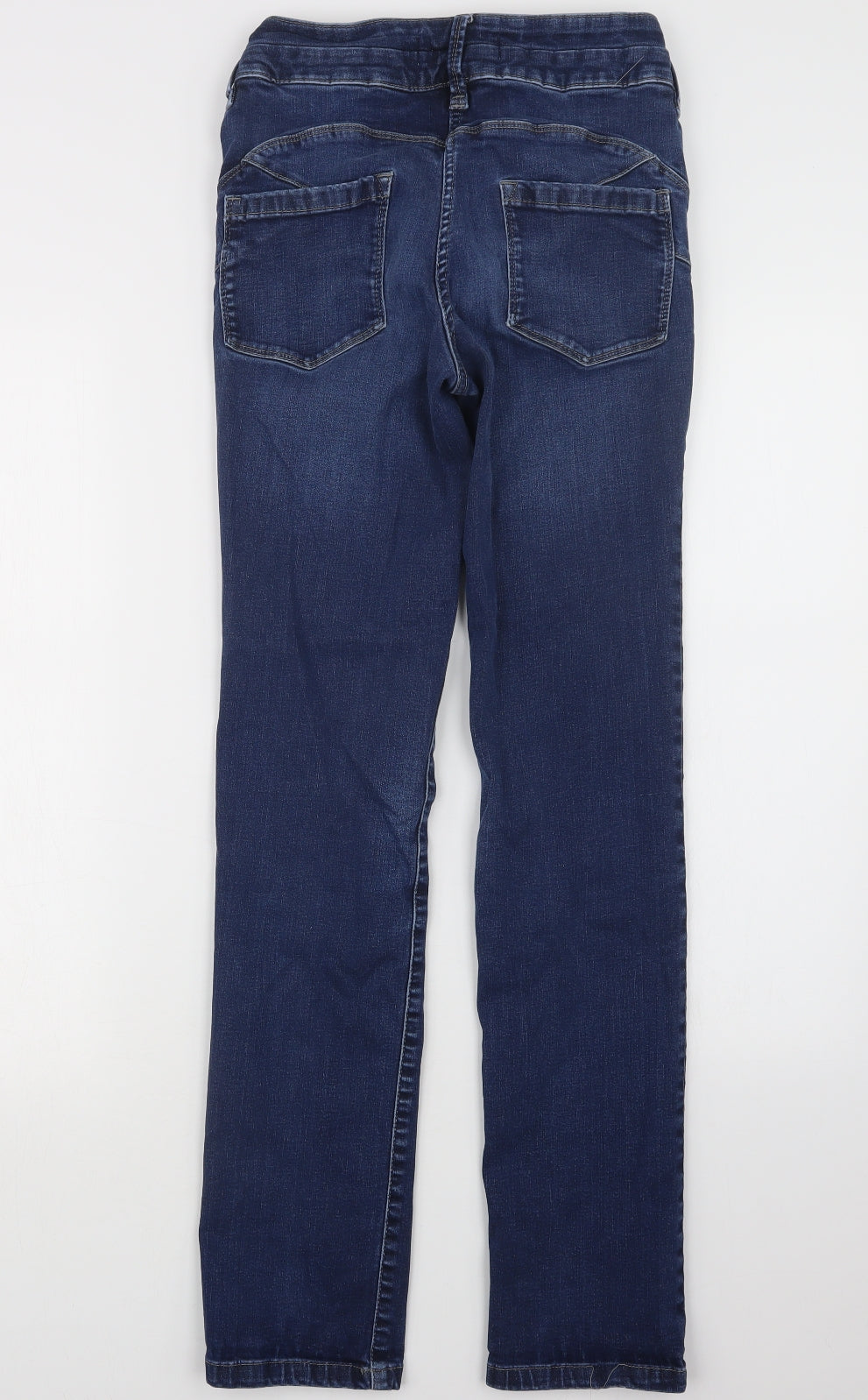 NEXT Womens Blue  Denim Straight Jeans Size 10 L31.5 in