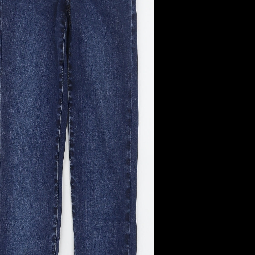 NEXT Womens Blue  Denim Straight Jeans Size 10 L31.5 in