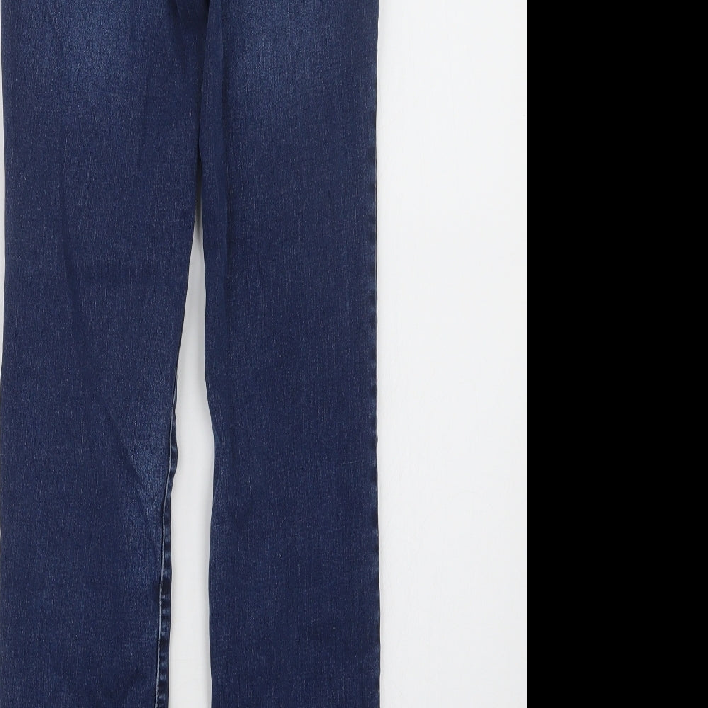 NEXT Womens Blue  Denim Straight Jeans Size 10 L31.5 in