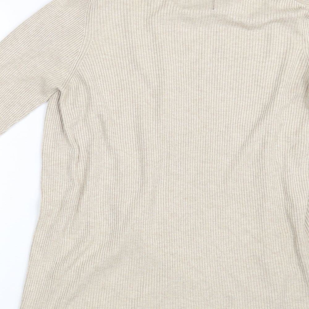Papaya Womens Beige   Cardigan Jumper Size 16