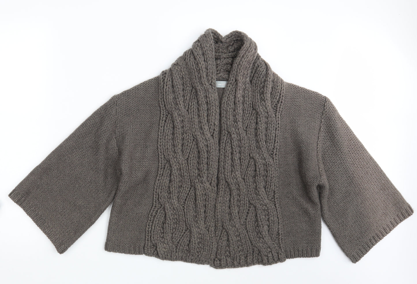 Per Una Womens Grey   Cardigan Jumper Size L