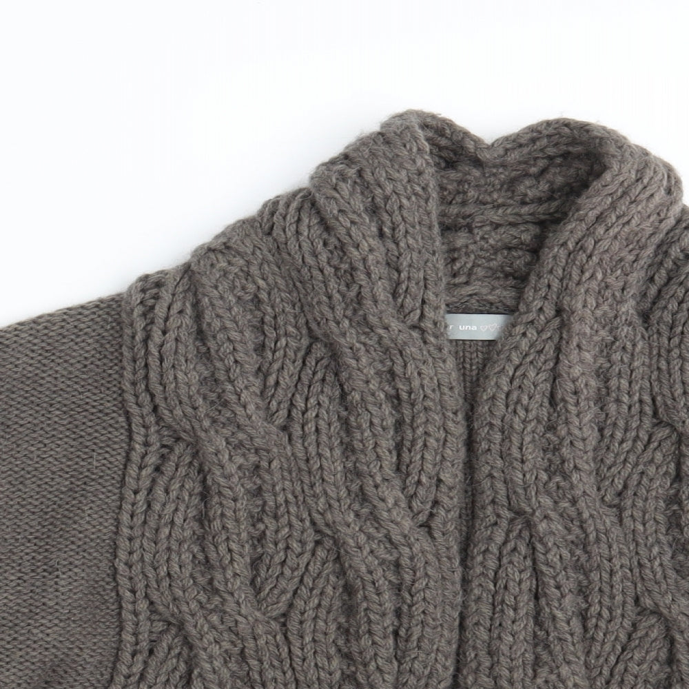 Per Una Womens Grey   Cardigan Jumper Size L