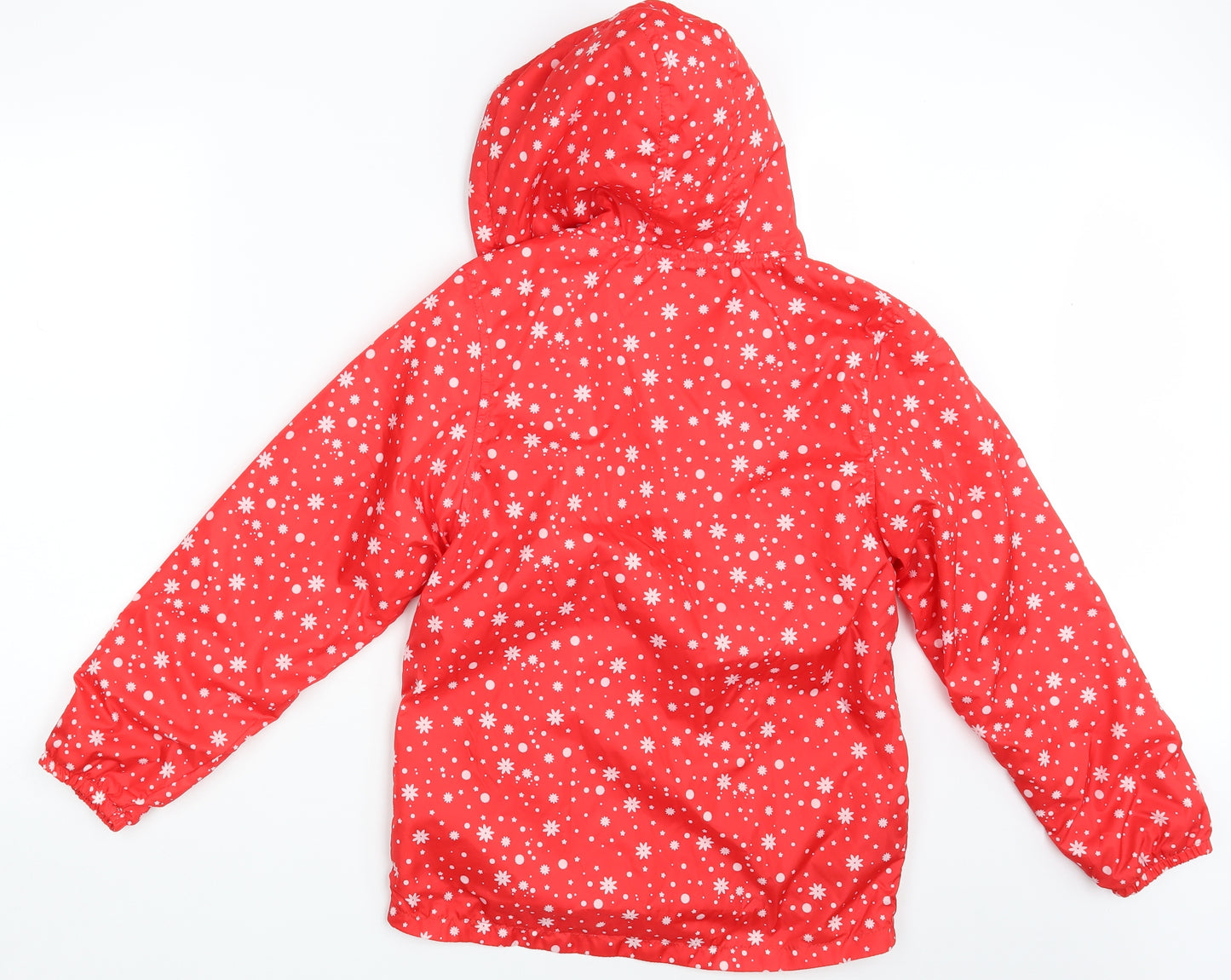 Campri Girls Red Floral  Ski Jacket Coat Size 11-12 Years