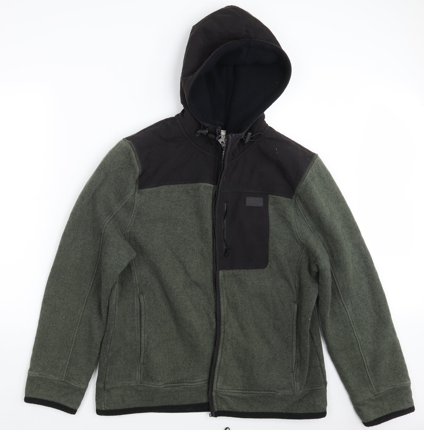 Fat Face Mens Green   Full Zip Hoodie Size XL