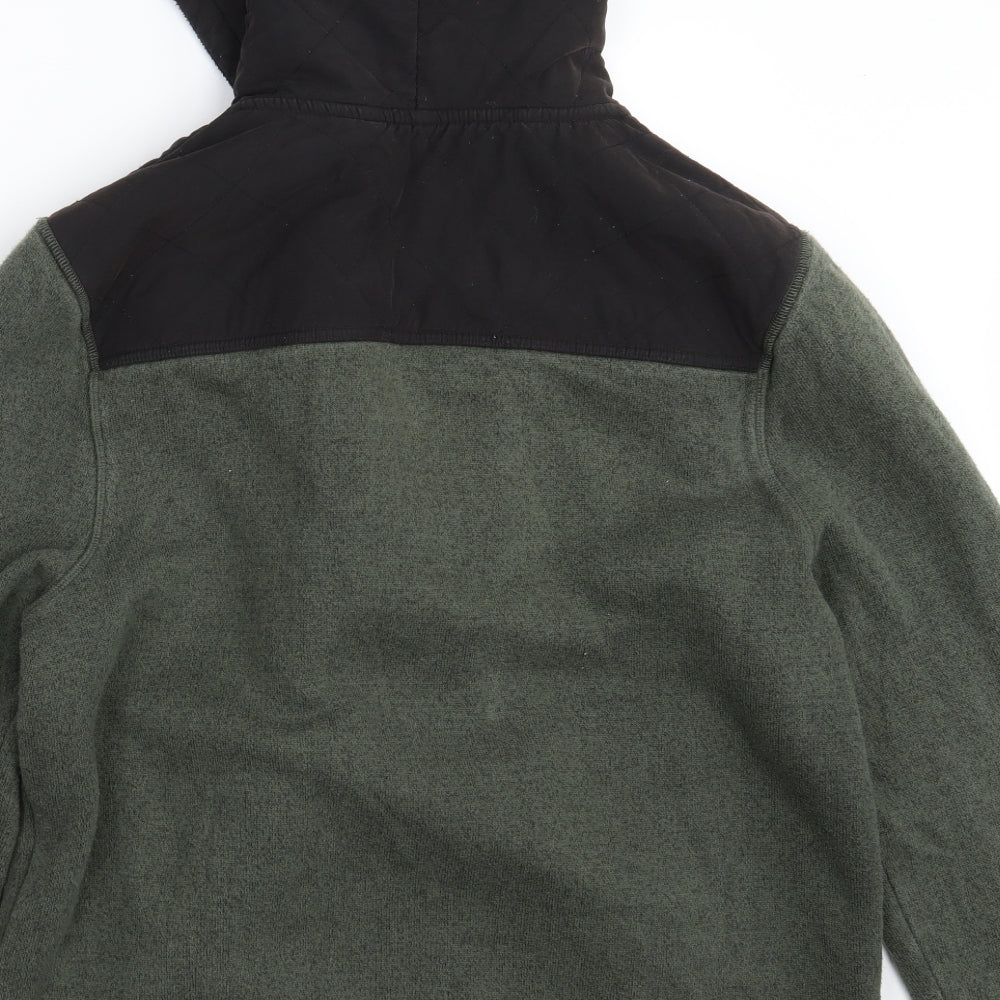 Fat Face Mens Green   Full Zip Hoodie Size XL