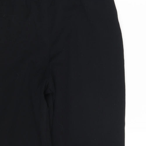 M&S Womens Black   Trousers  Size 10 L24 in
