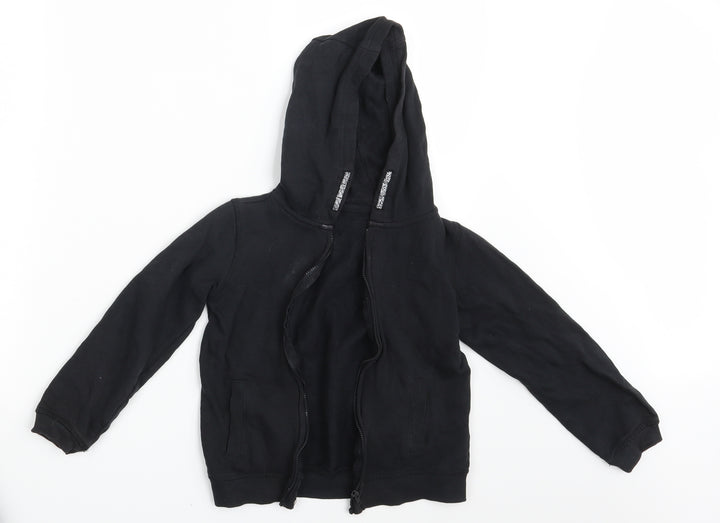 Pep &Co. Boys Black   Full Zip Hoodie Size 7-8 Years