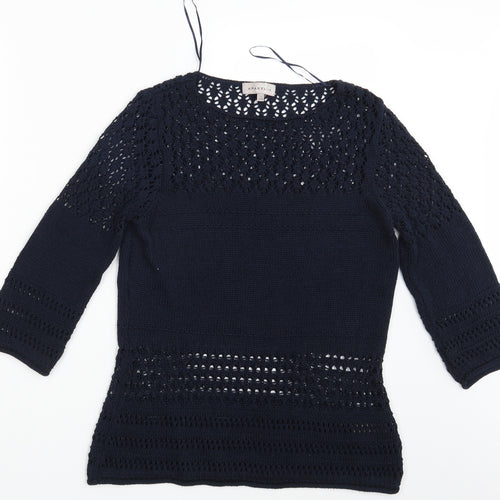 Amaryllis Womens Blue   Pullover Jumper Size 10