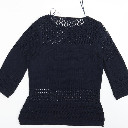 Amaryllis Womens Blue   Pullover Jumper Size 10