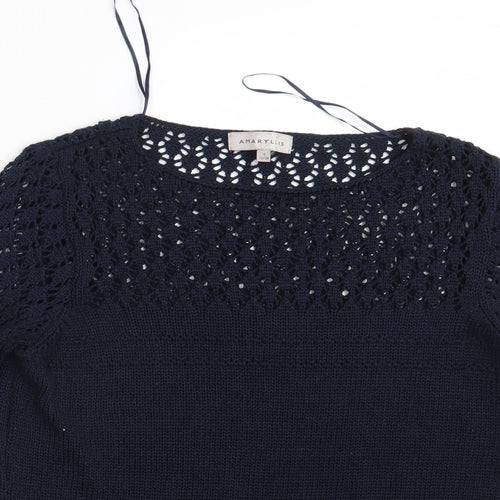 Amaryllis Womens Blue   Pullover Jumper Size 10