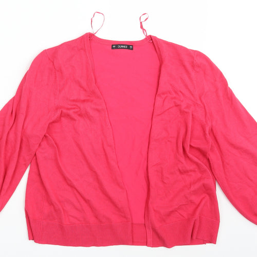 Dunnes Womens Pink   Cardigan Jumper Size L