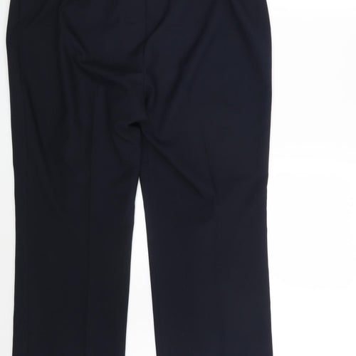 M&S Womens Blue   Trousers  Size 16 L30 in