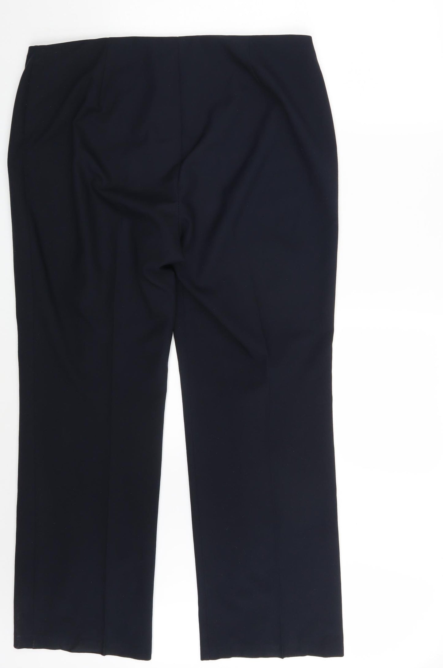 M&S Womens Blue   Trousers  Size 16 L30 in
