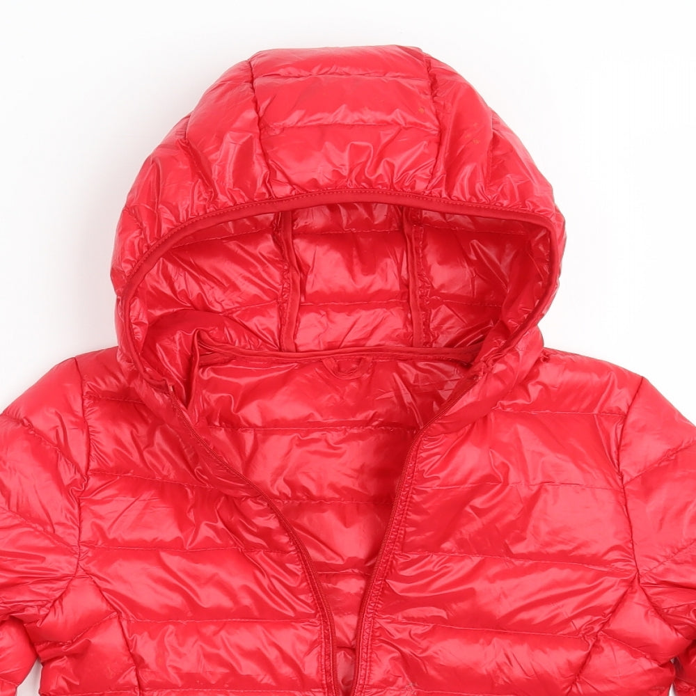 Preworn Womens Red   Puffer Jacket Jacket One Size