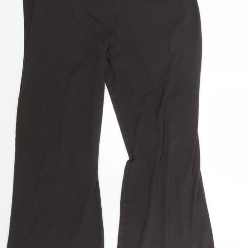 M&S Womens Black   Trousers  Size 16 L27 in