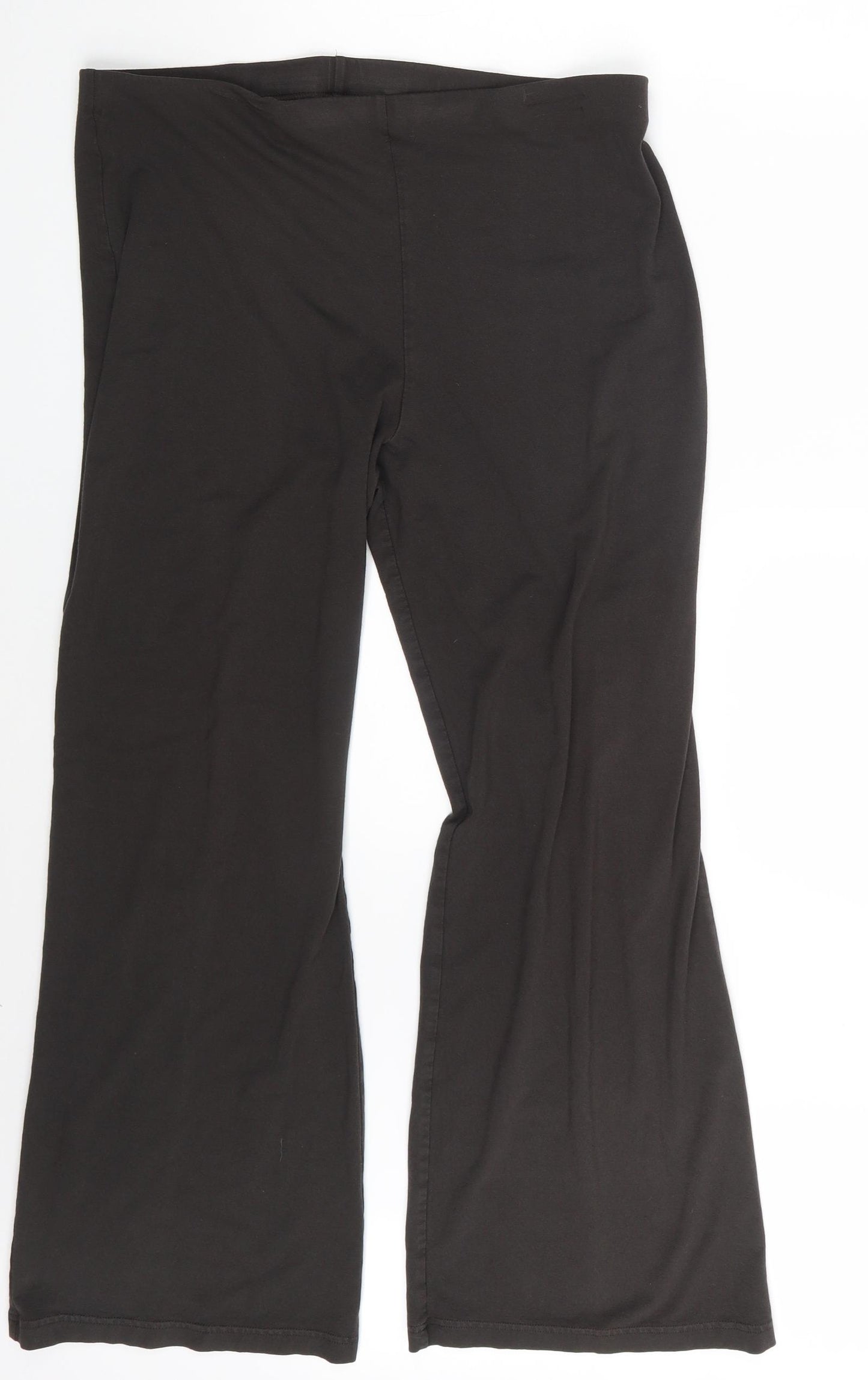 M&S Womens Black   Trousers  Size 16 L27 in