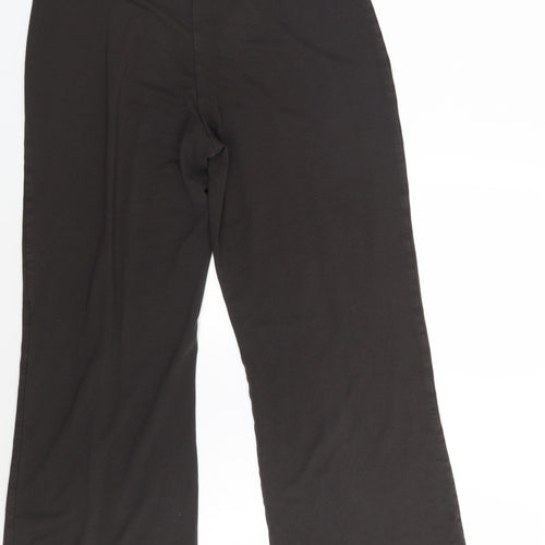 M&S Womens Black   Trousers  Size 16 L27 in