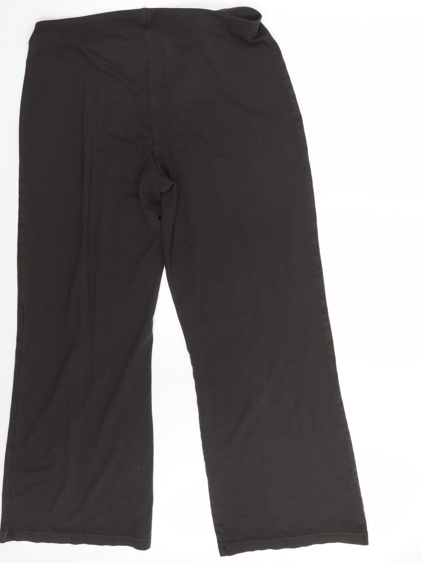 M&S Womens Black   Trousers  Size 16 L27 in